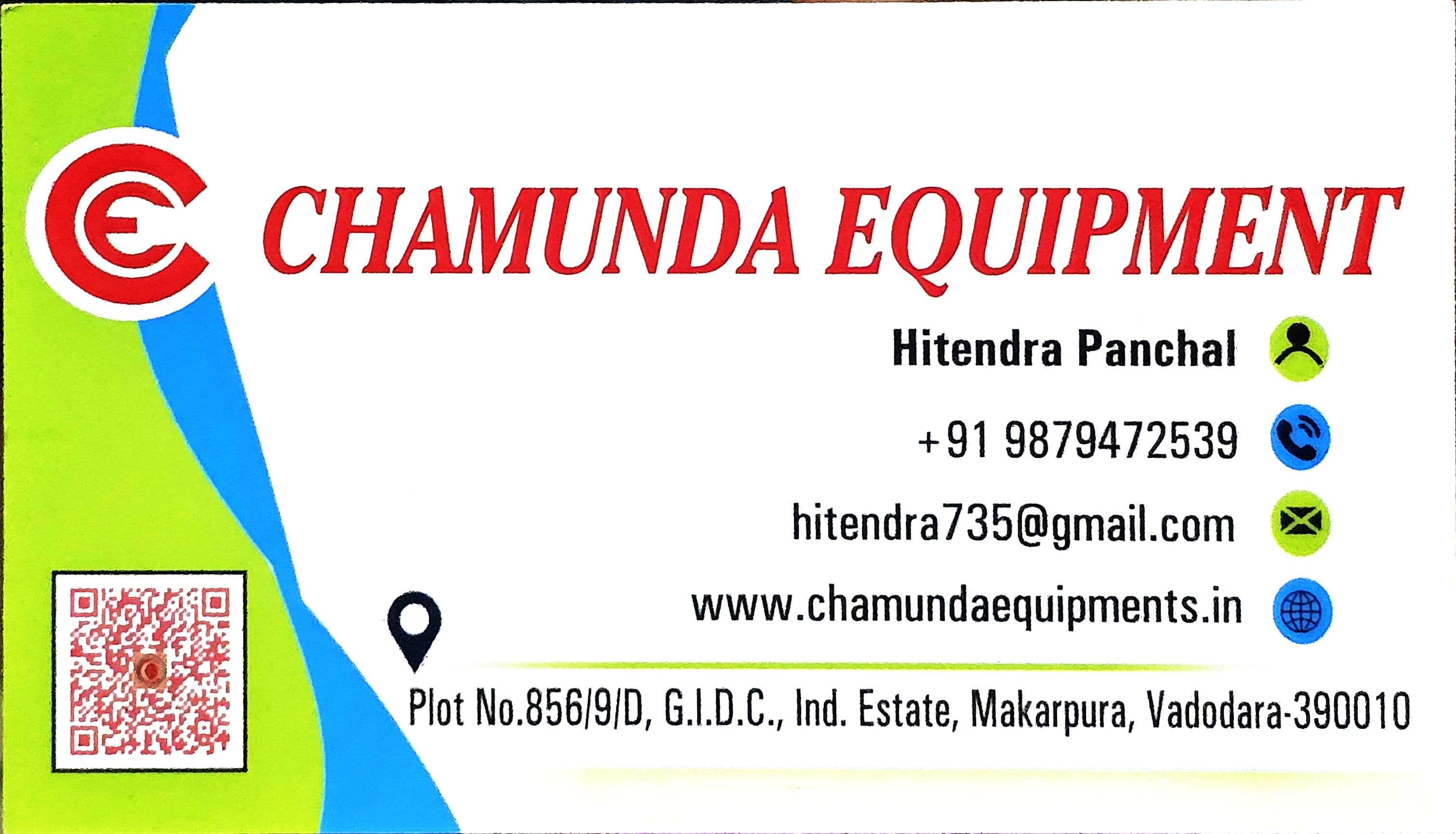 Chamunda Equipment Business Card